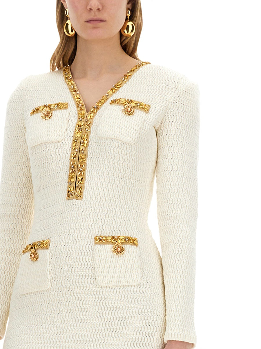 LUREX KNIT MINI DRESS
