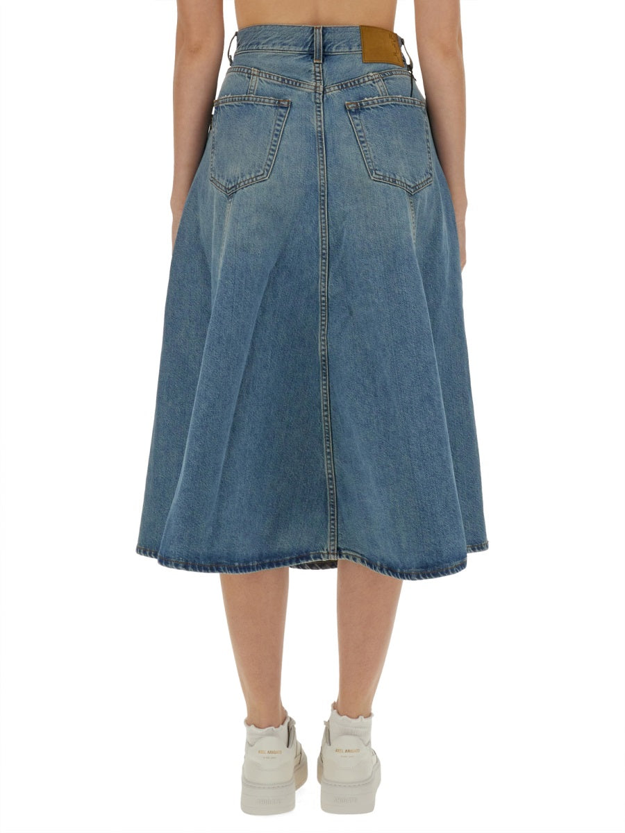 "SERENITY" MIDI SKIRT