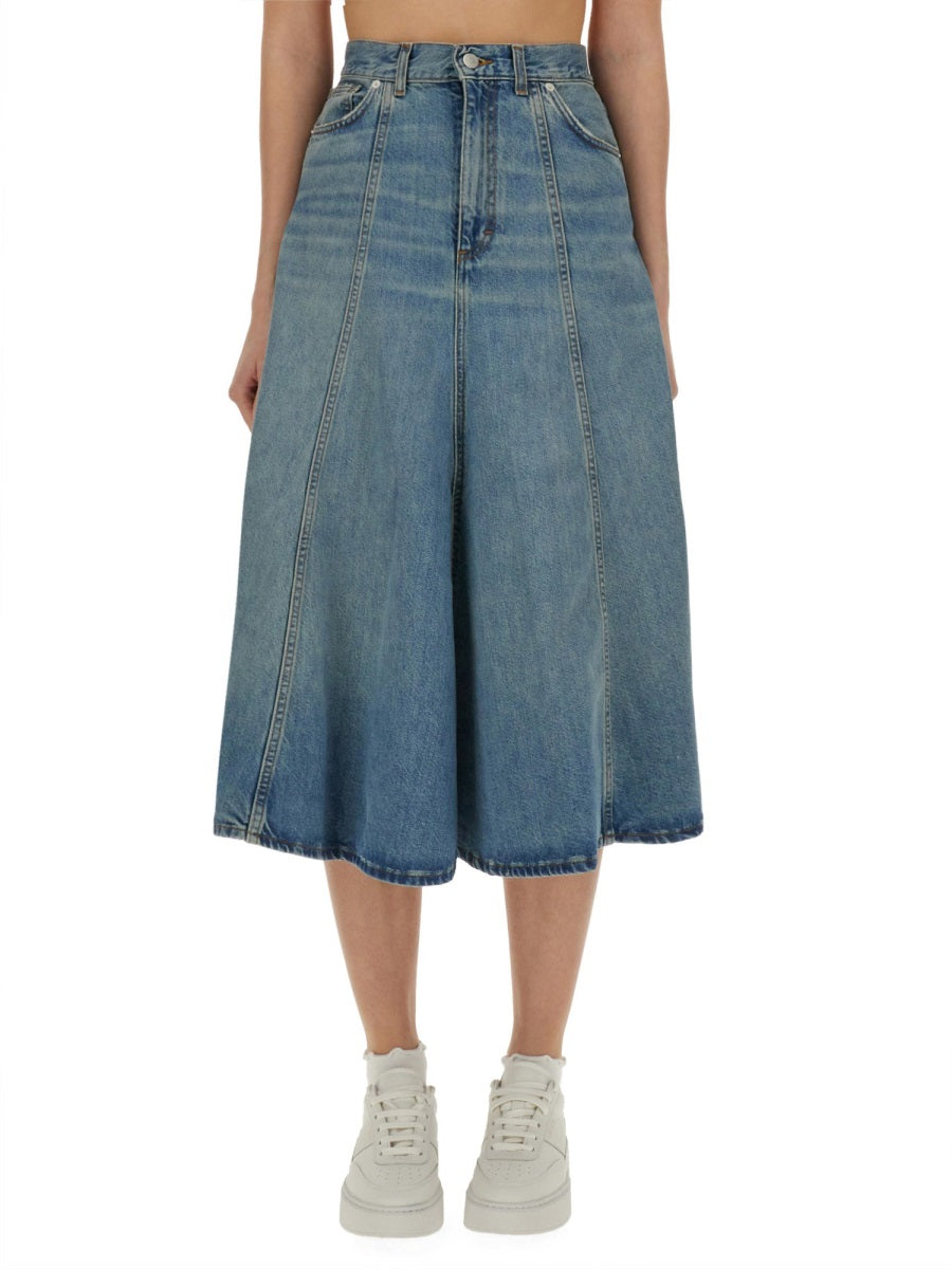 "SERENITY" MIDI SKIRT