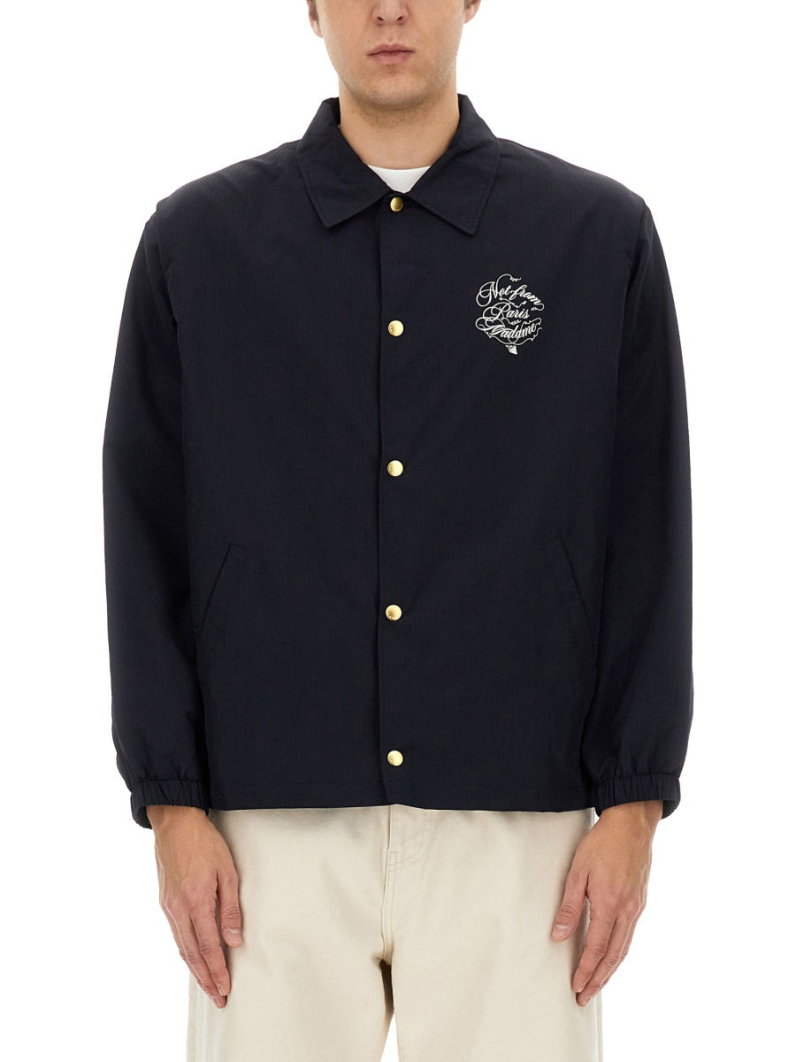 VIGNES SLOGAN PRINT JACKET
