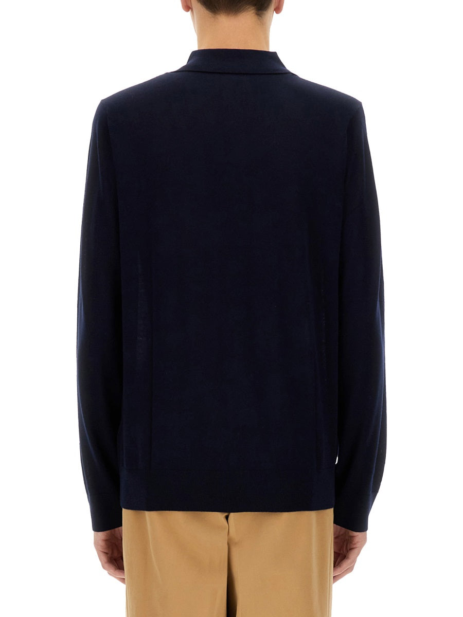 MERINO WOOL POLO SHIRT