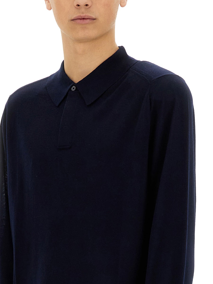 MERINO WOOL POLO SHIRT