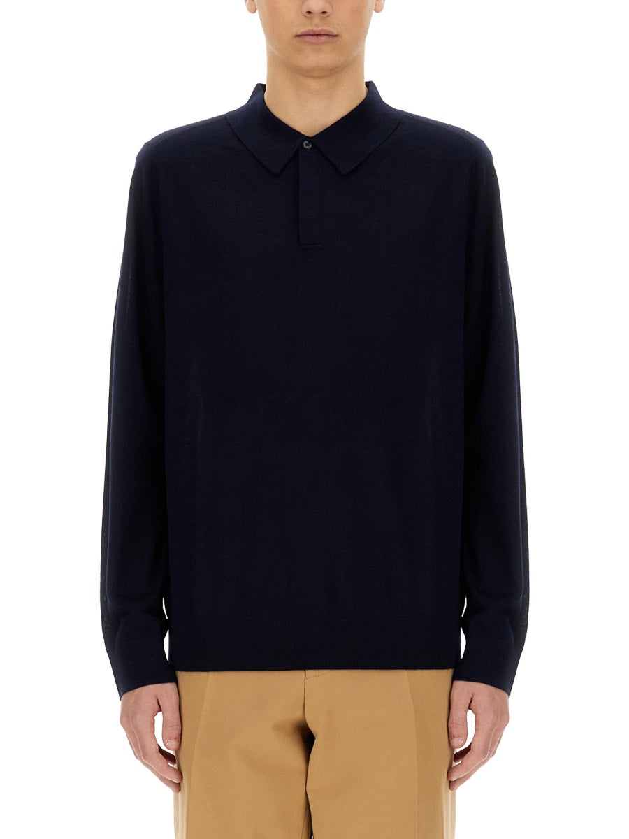 MERINO WOOL POLO SHIRT