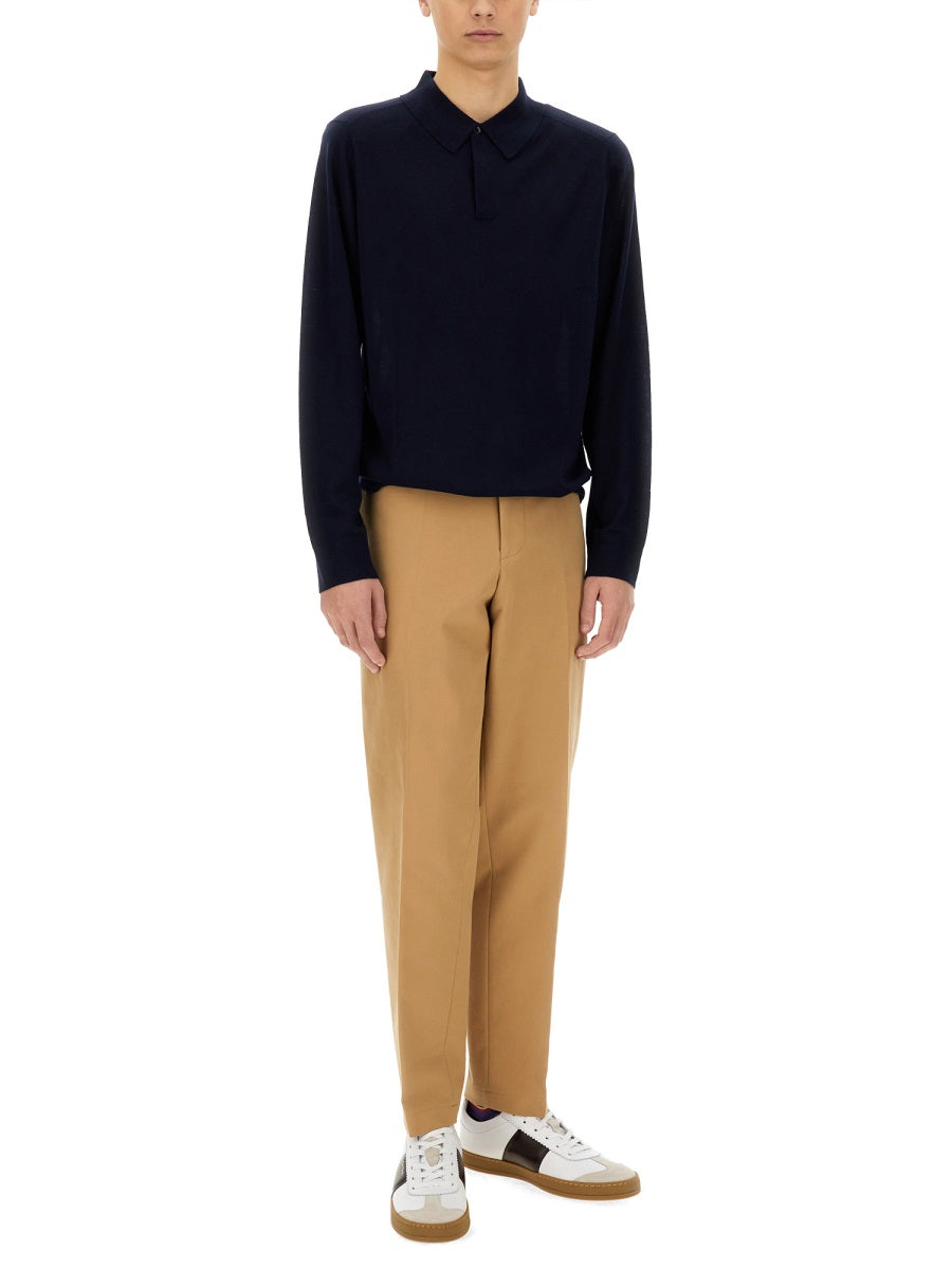 MERINO WOOL POLO SHIRT