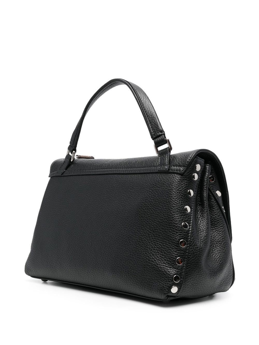 TUMBLED LEATHER SMALL POSTINA DAILY GIORNO BAG