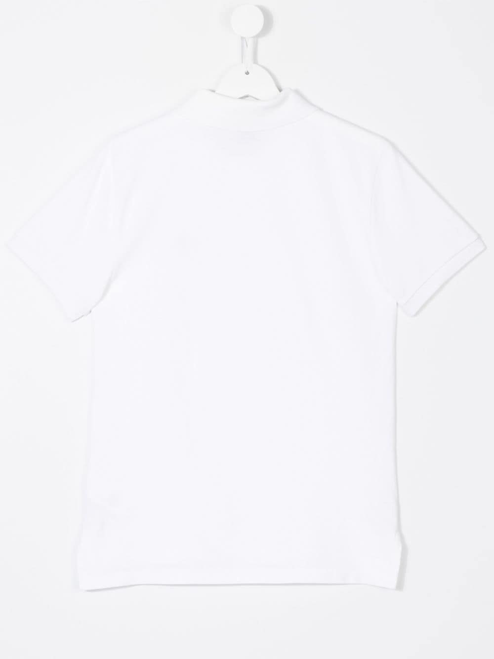 SLIM FIT COTTON MESH POLO SHIRT
