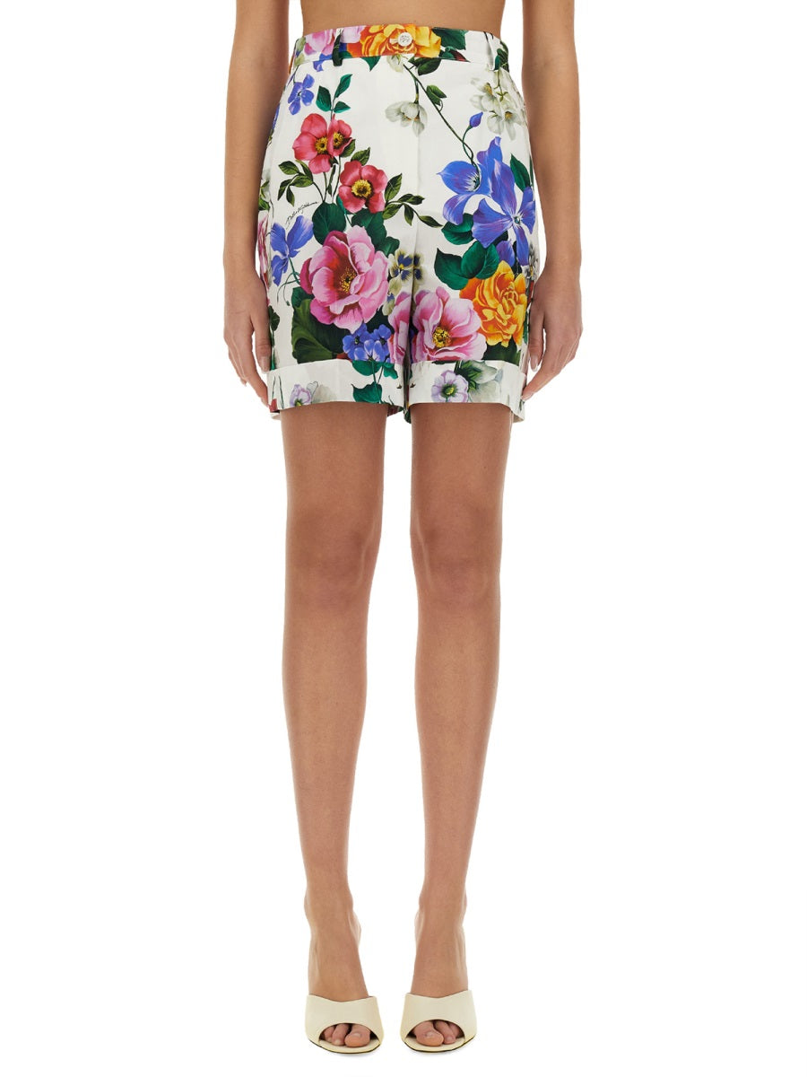 SHORTS WITH FLORAL PRINT