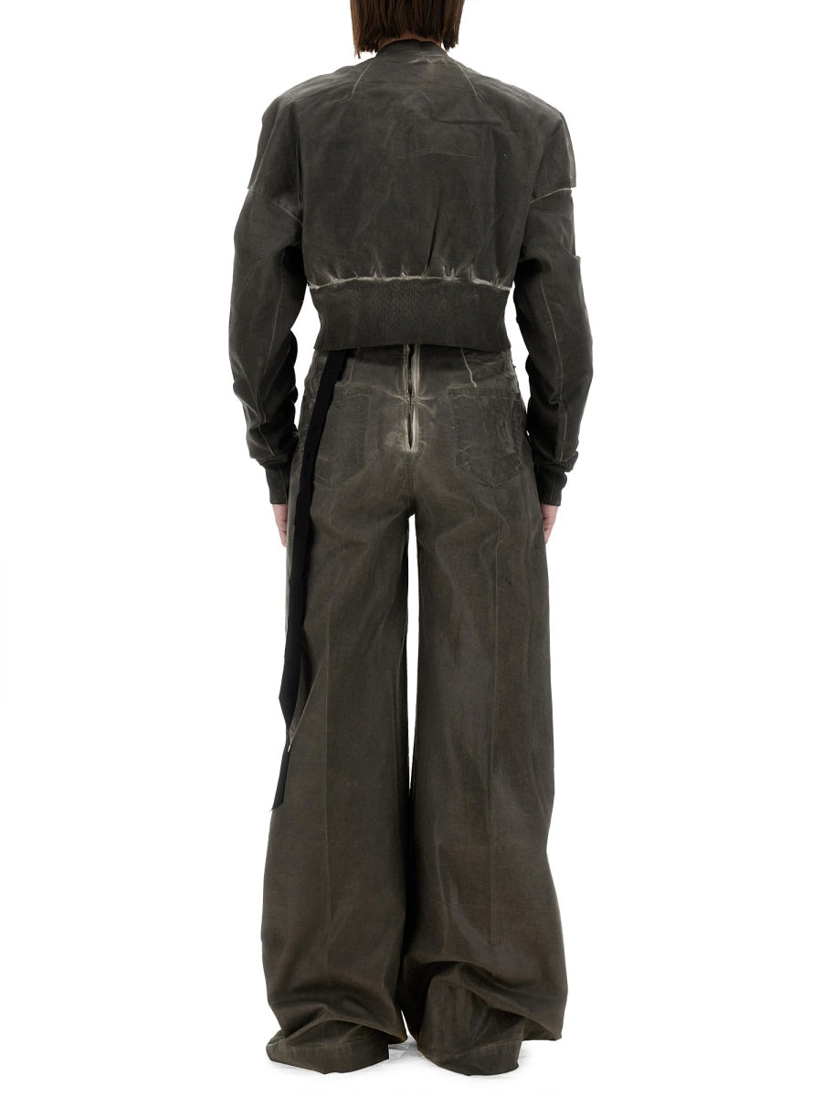 CROPPED BOMBER JACKET "FLIGHT JKT"