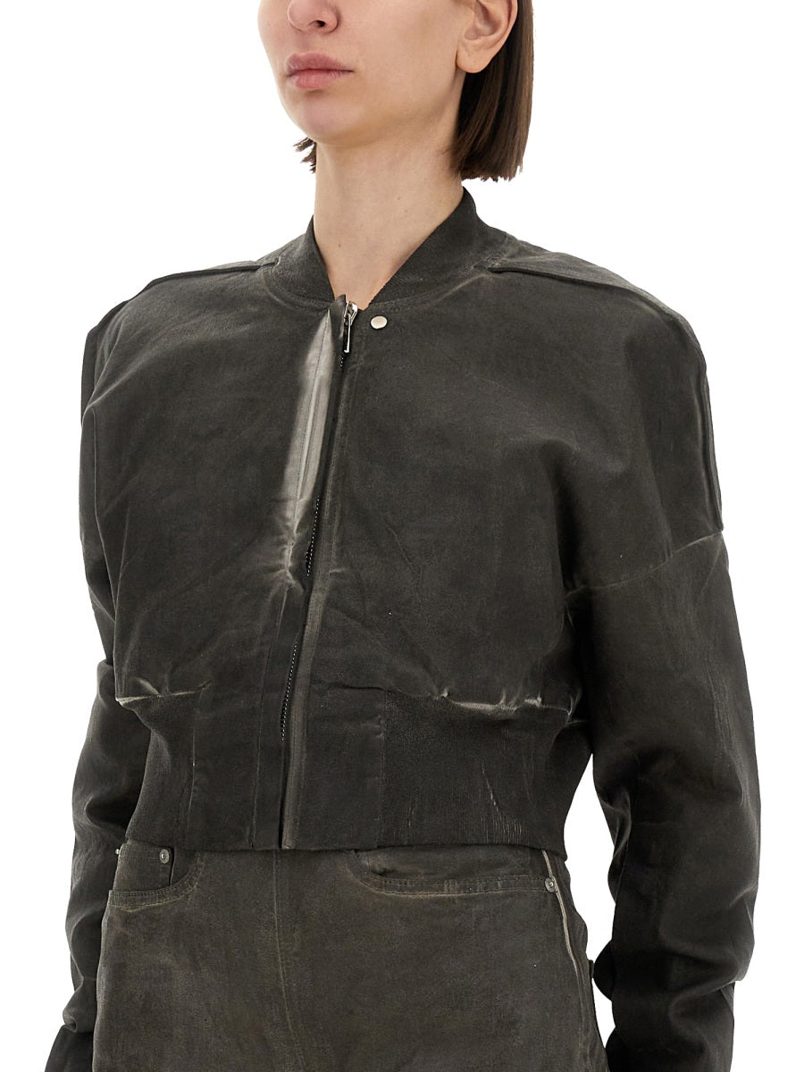 CROPPED BOMBER JACKET "FLIGHT JKT"