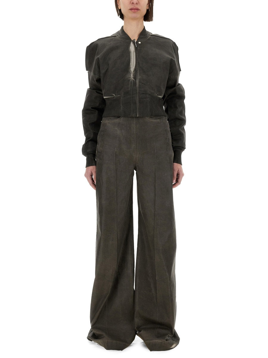 CROPPED BOMBER JACKET "FLIGHT JKT"