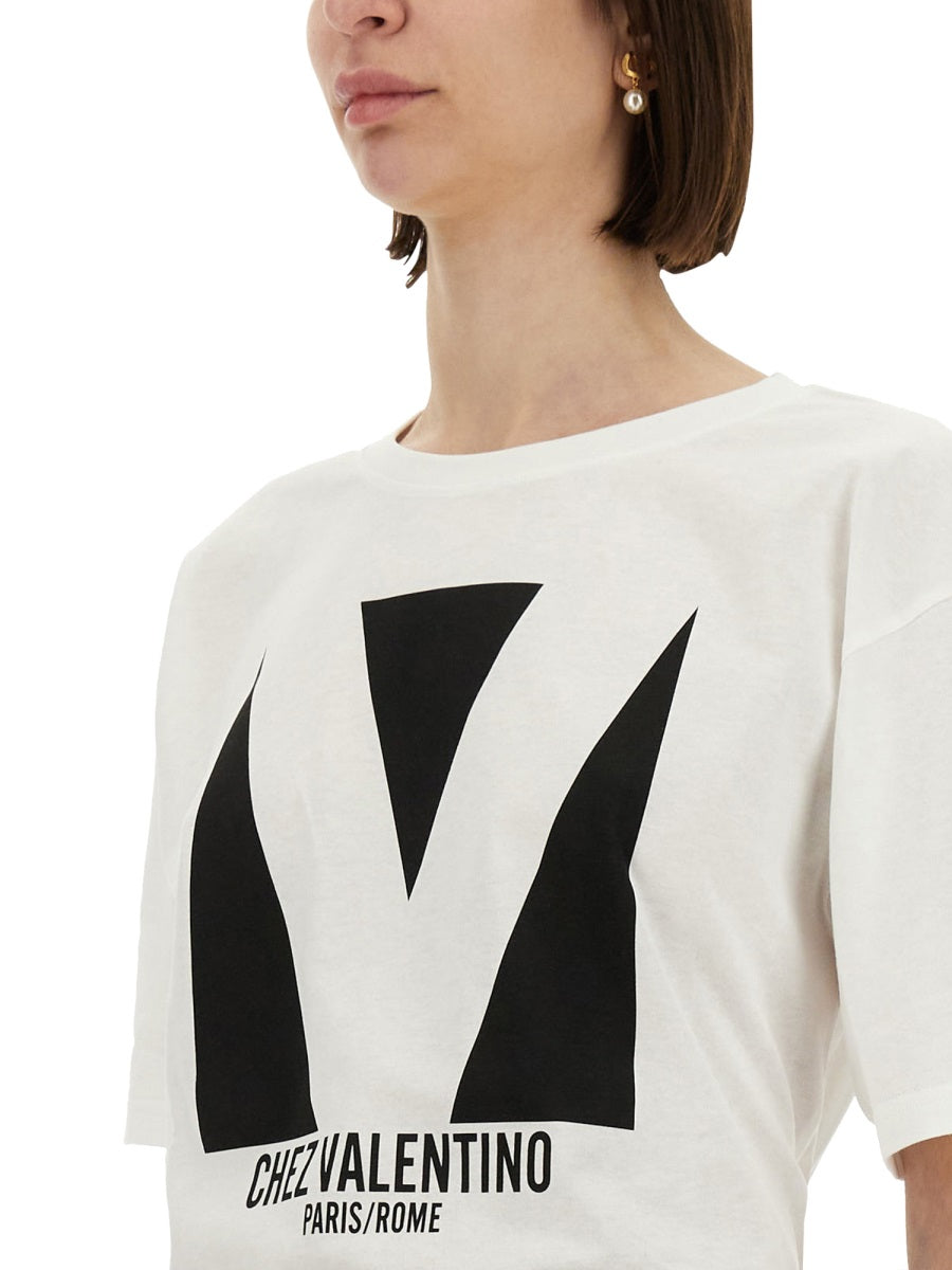 "CHEZ " PRINT T-SHIRT