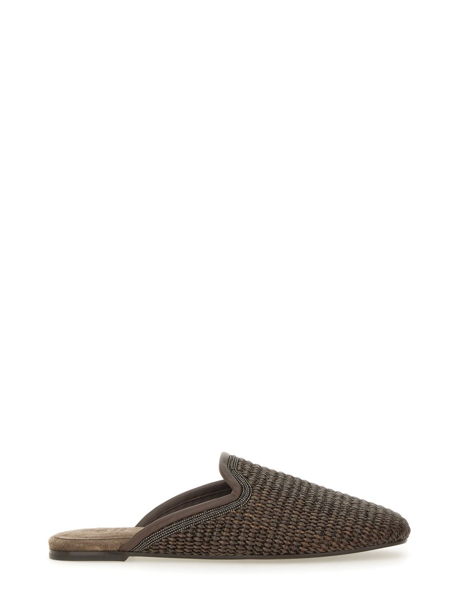 TECHNO RAFFIA SLIPPER