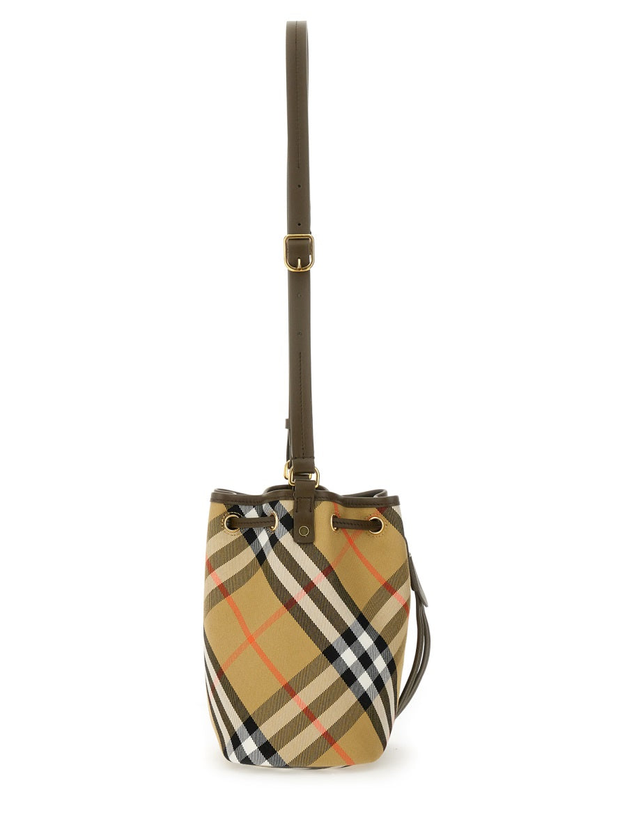 MINI "CHECK" BUCKET BAG