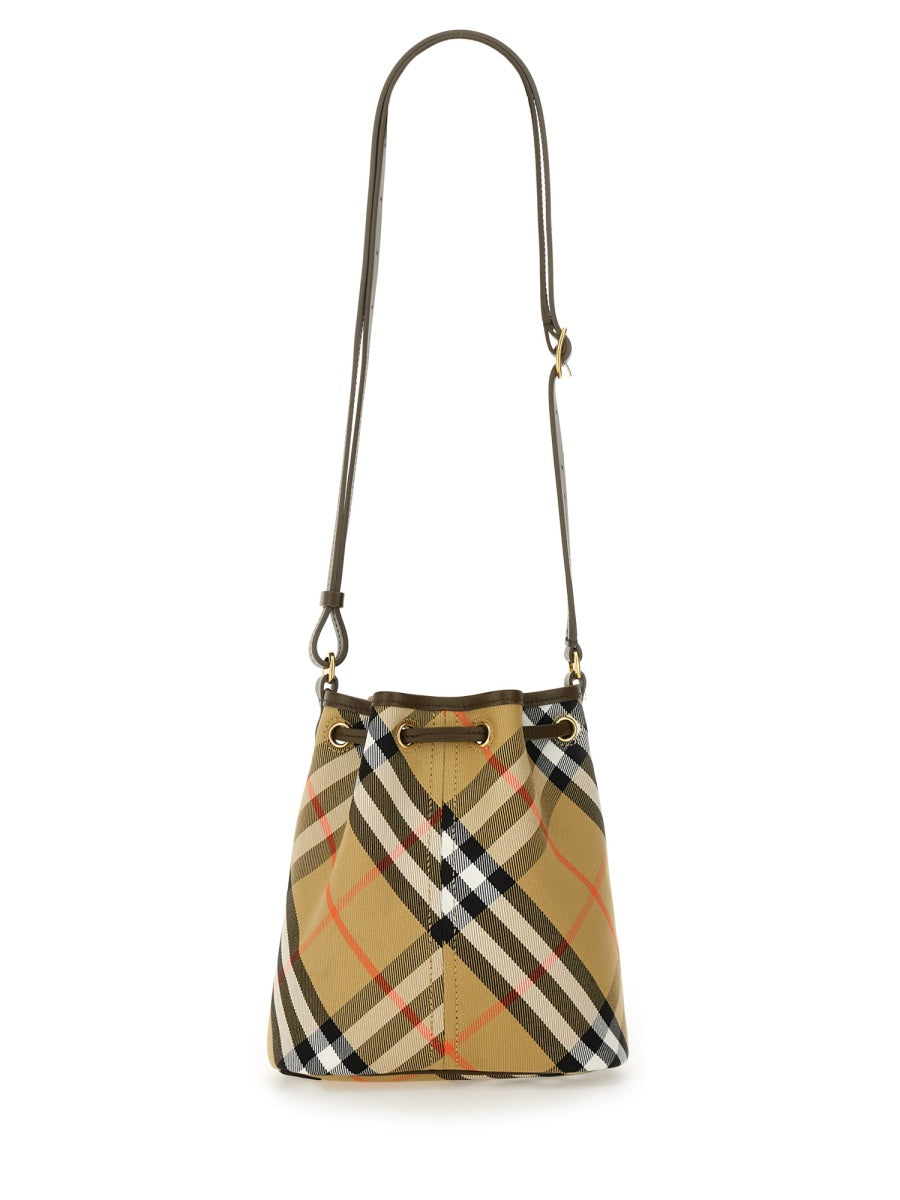 MINI "CHECK" BUCKET BAG