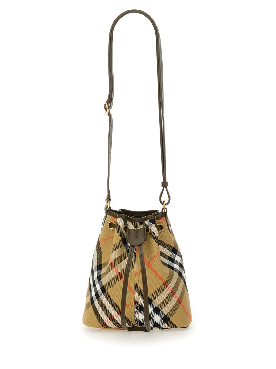 MINI "CHECK" BUCKET BAG