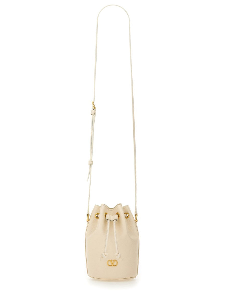 "VLOGO SIGNATURE" MINI BUCKET BAG