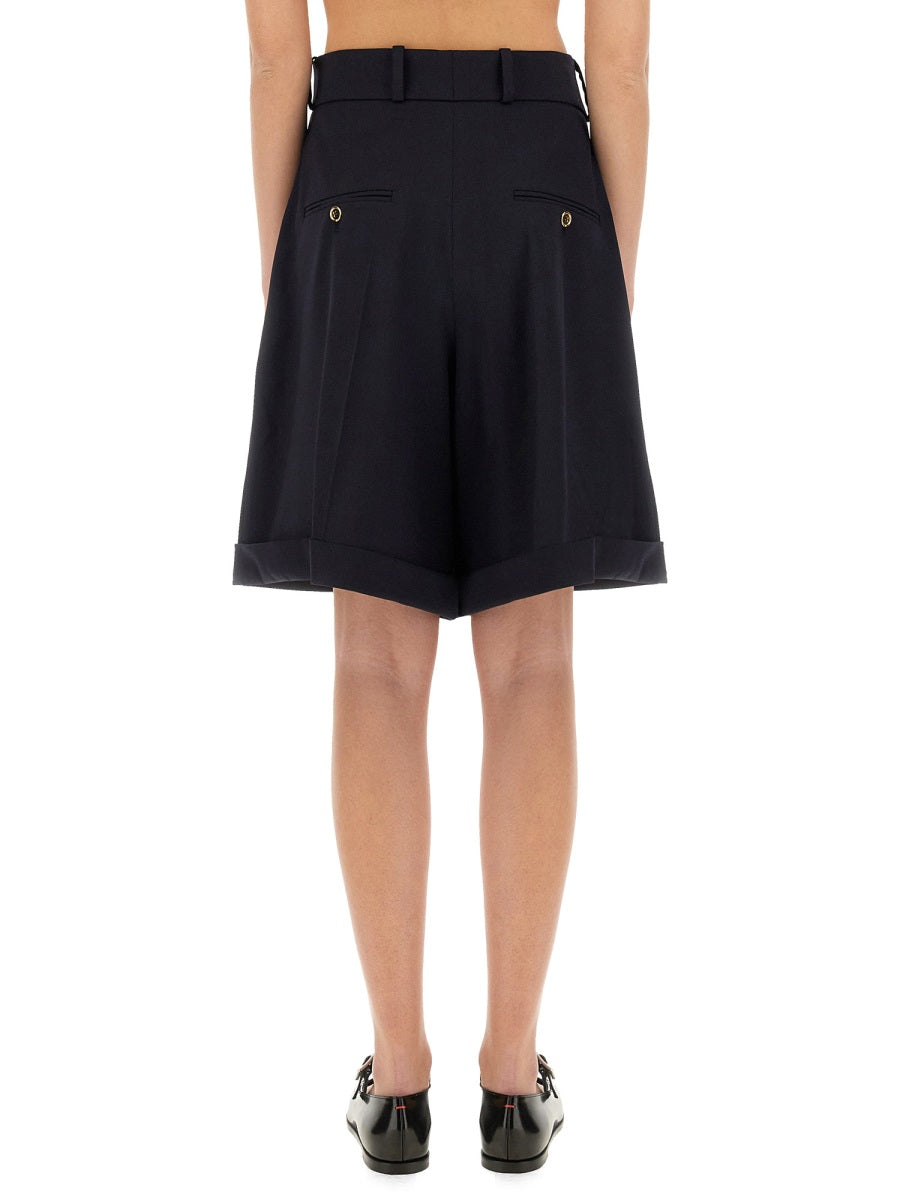 WOOL BERMUDA SHORTS