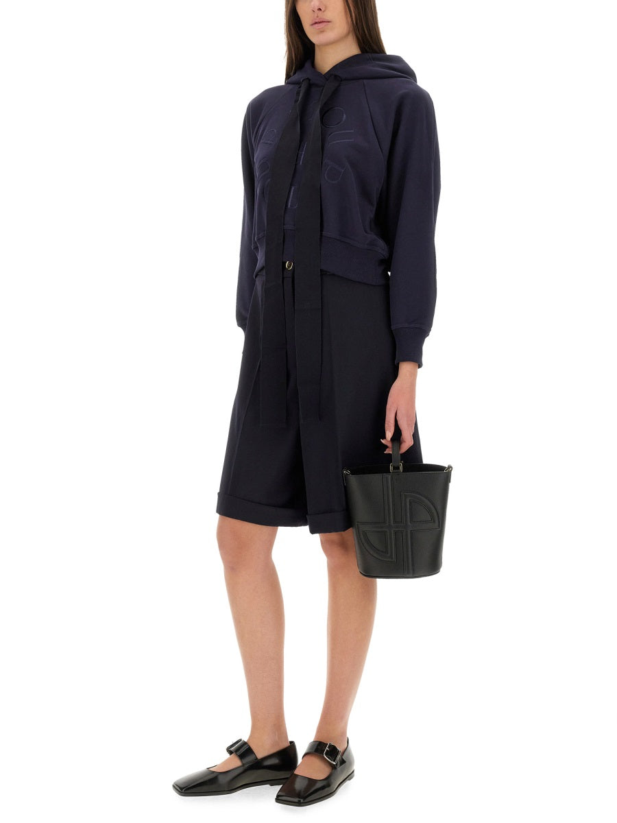 WOOL BERMUDA SHORTS