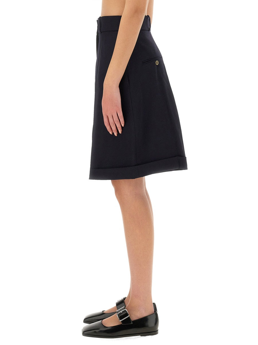 WOOL BERMUDA SHORTS
