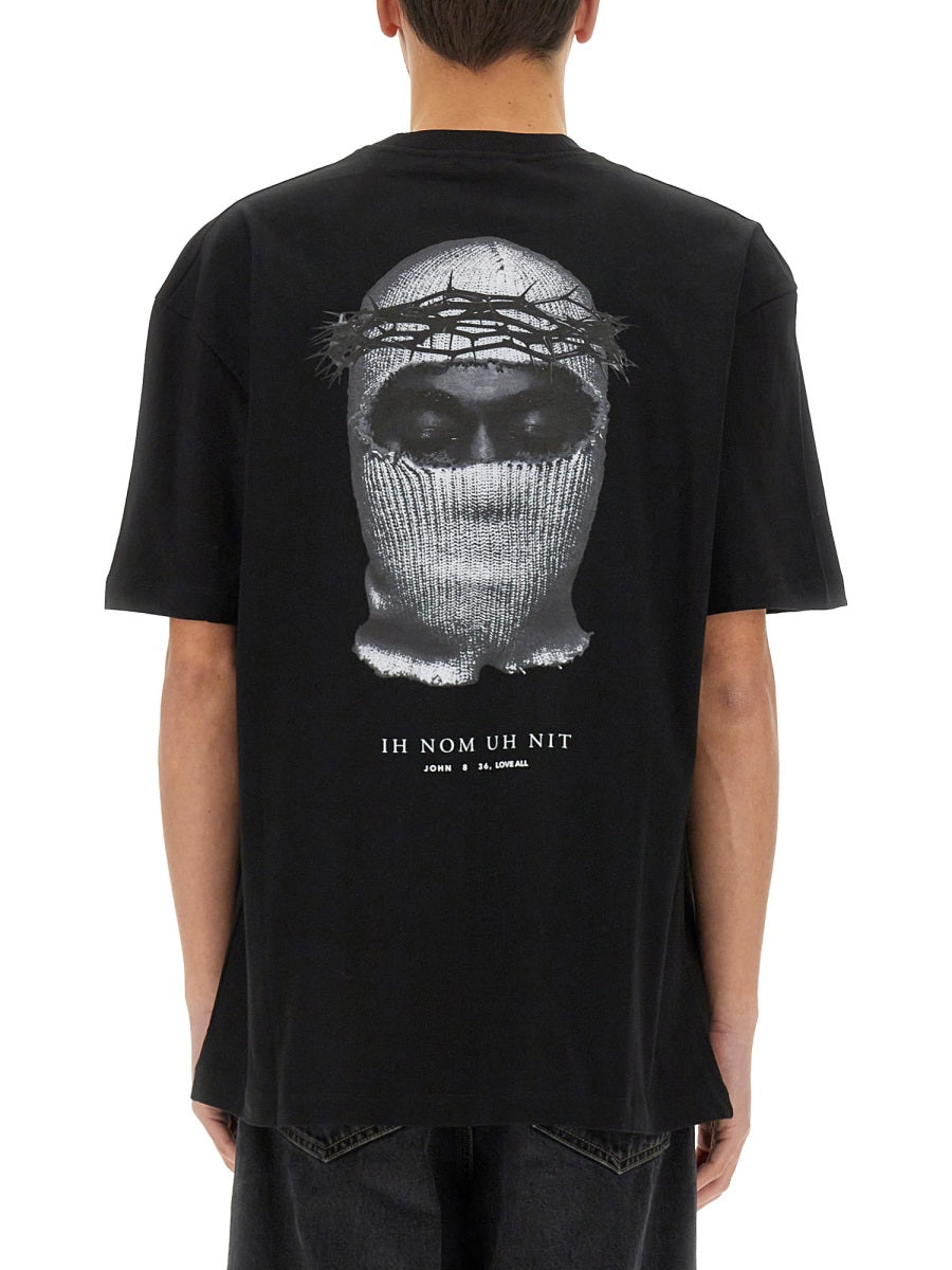 CROWN MASK PRINT T-SHIRT