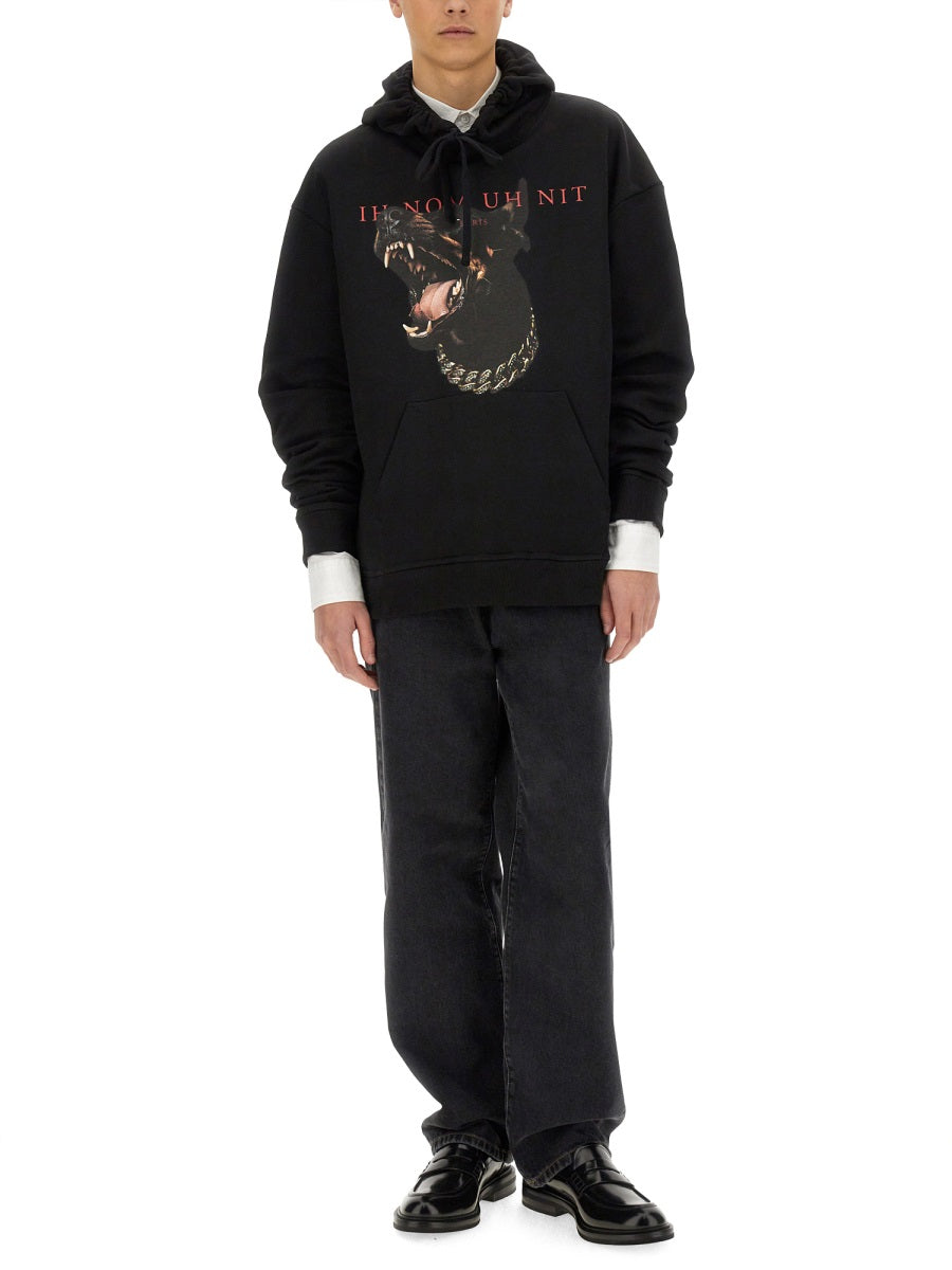 DOBERMANN PRINT SWEATSHIRT
