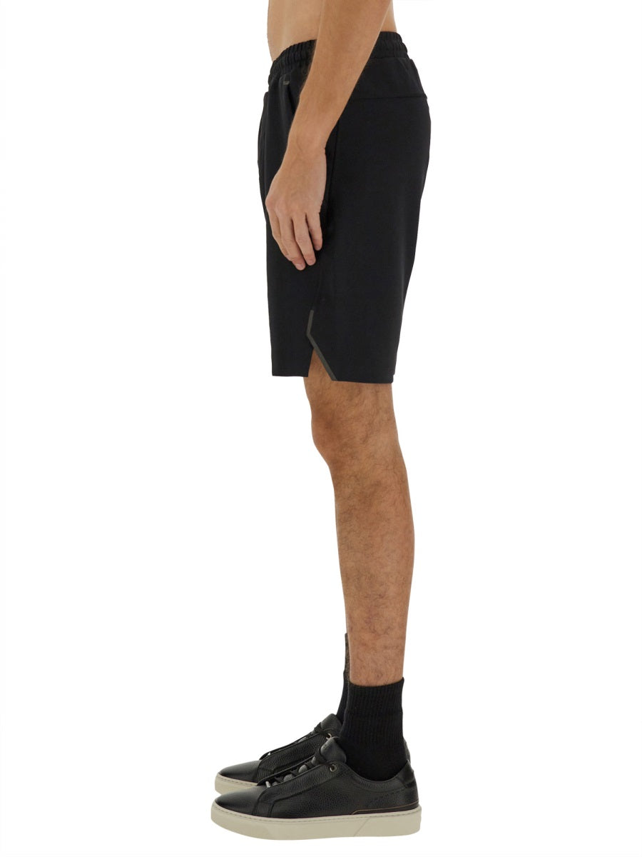 TECHNICAL FABRIC BERMUDA SHORTS