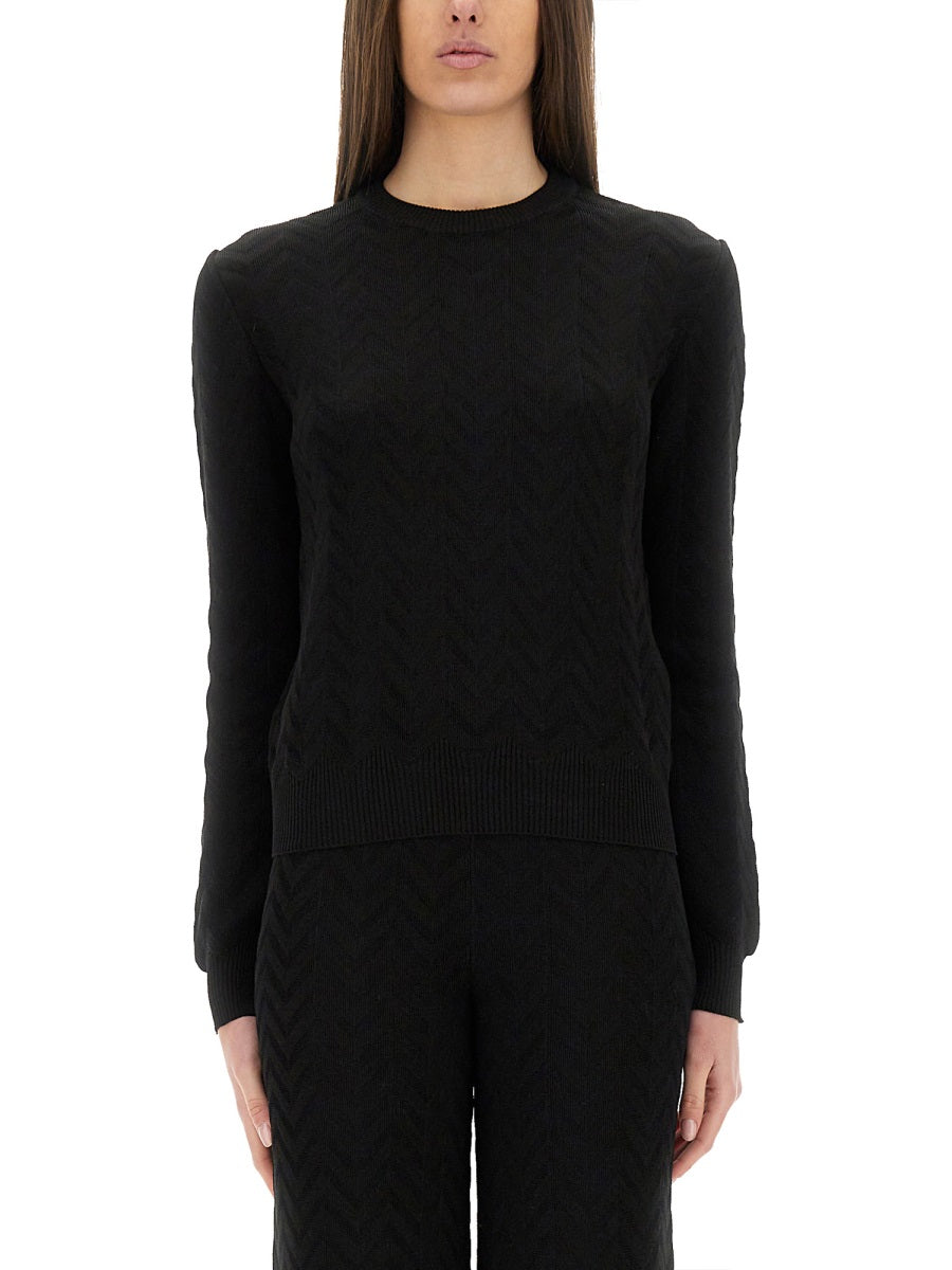 CHEVRON PATTERN SWEATER