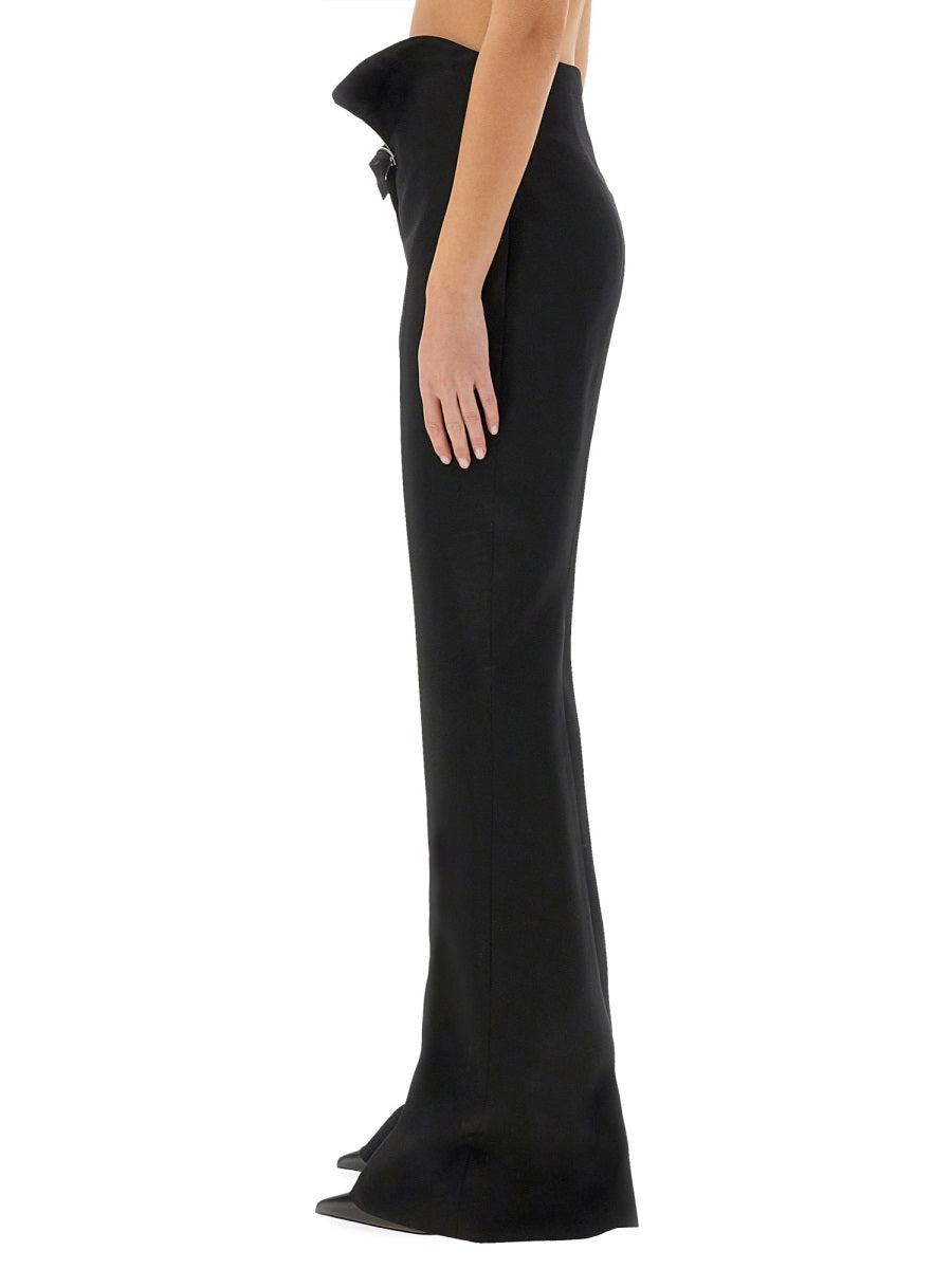 TAILORED PANTS WITH WAIST LAPELS