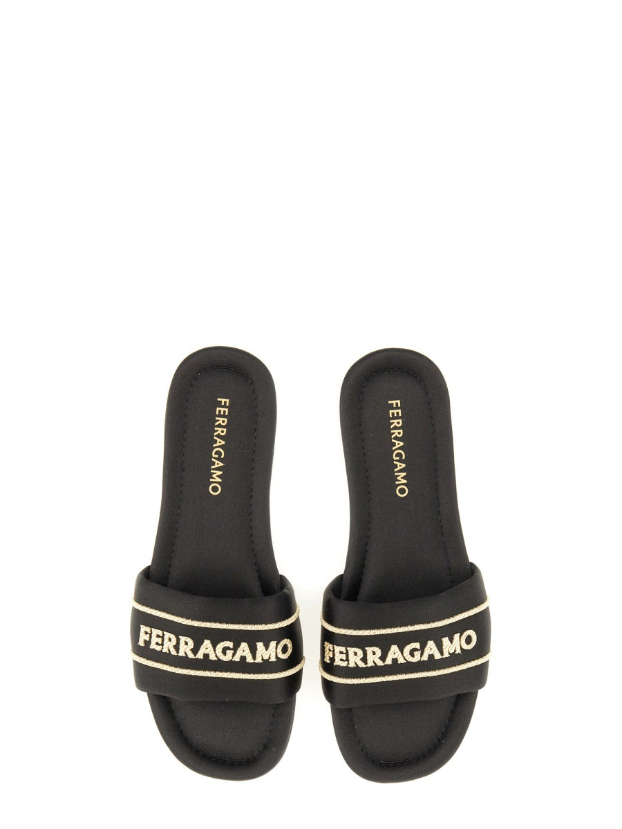 SLIDE SANDAL WITH LOGO