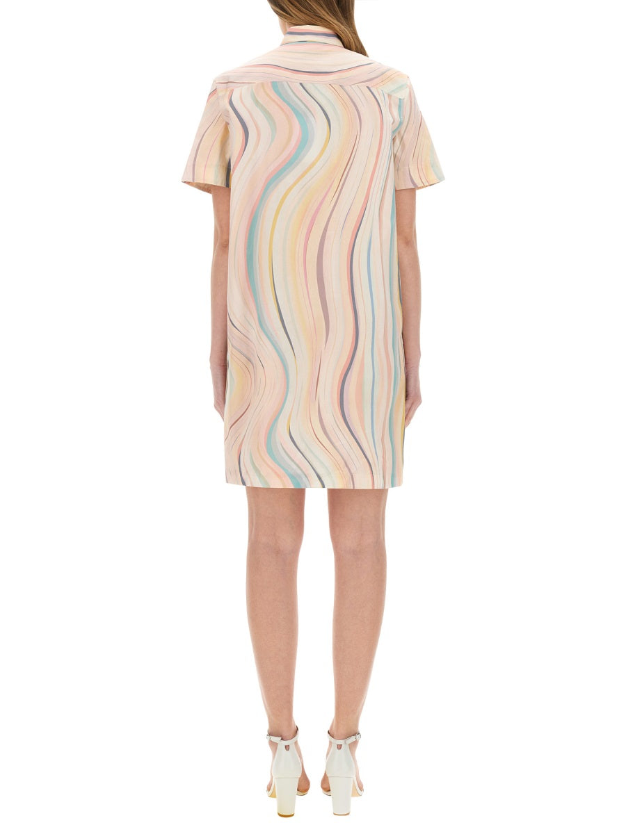 "FADED SWIRL" DRESS