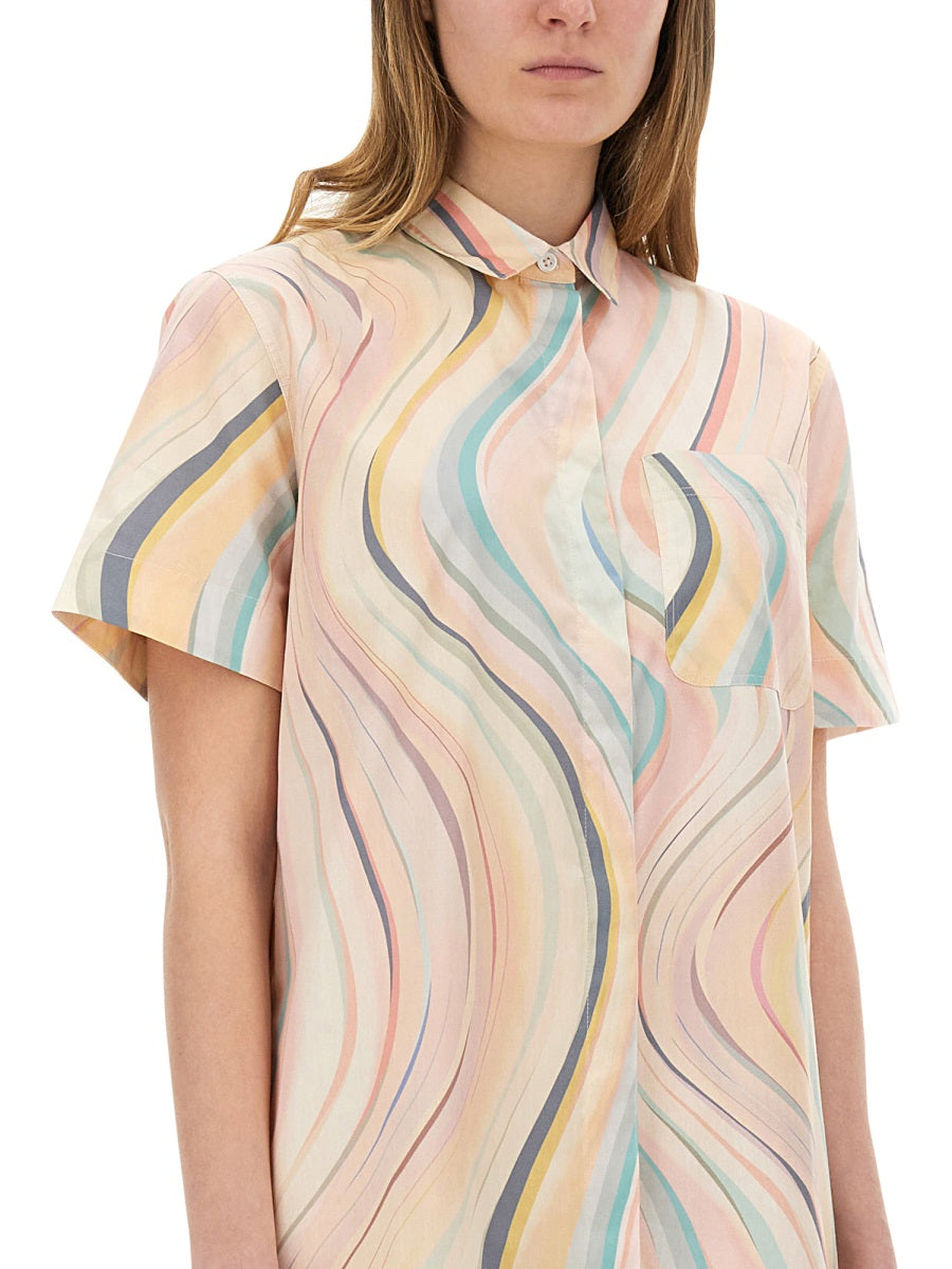 "FADED SWIRL" DRESS