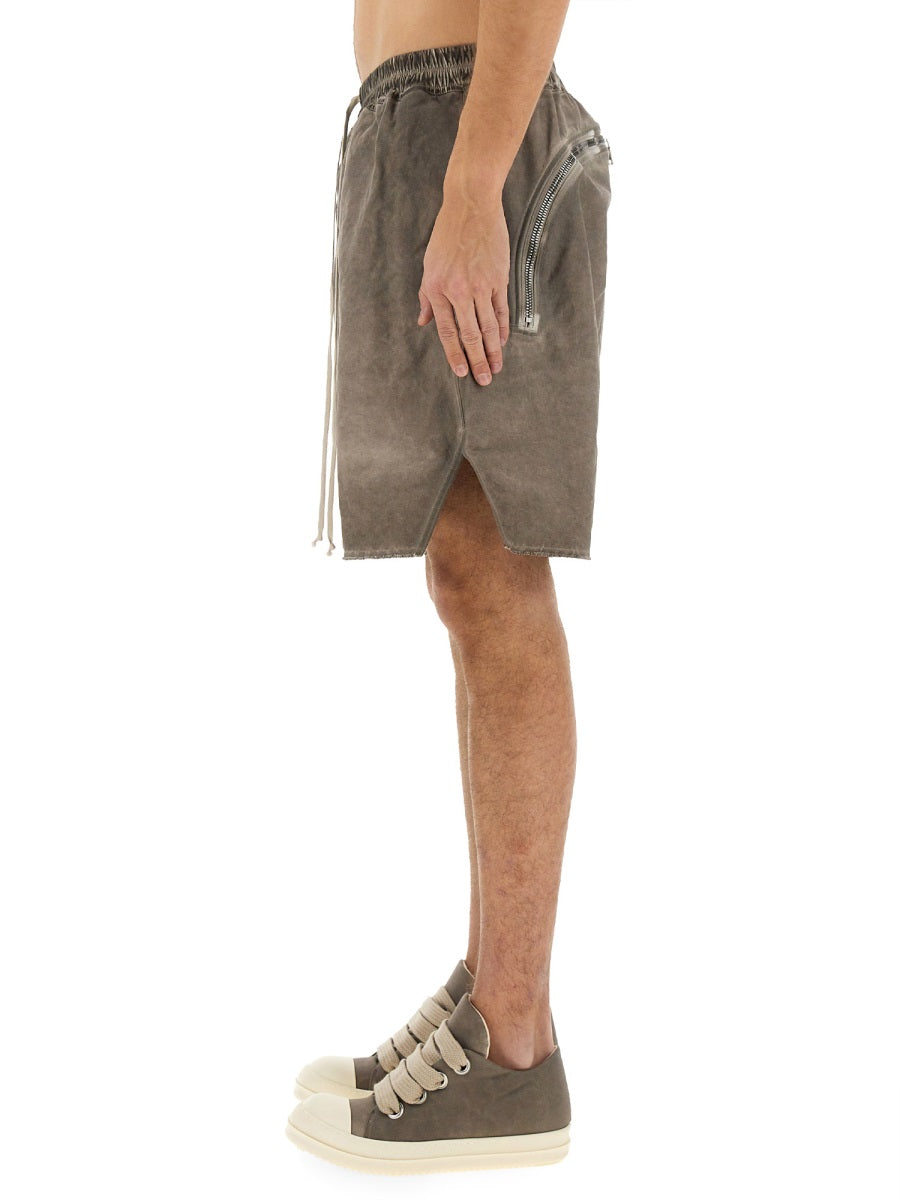 ZIPPERED BOXER SHORTS
