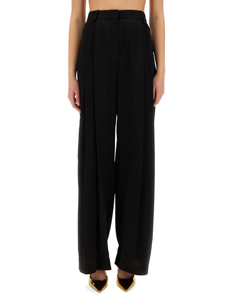 "WIDE-LEG" PANTS WITH PLEAT