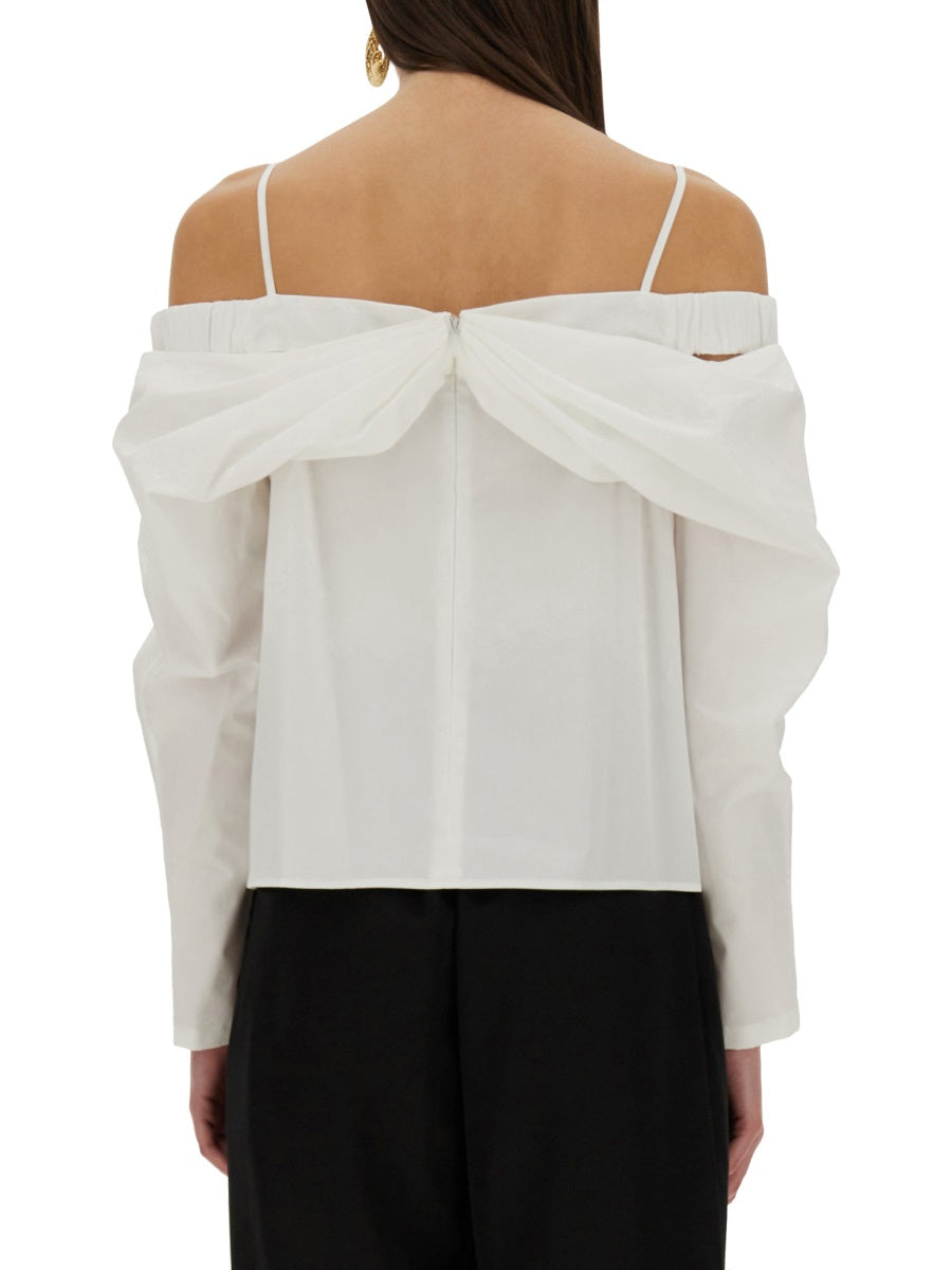 "OFF-SHOULDER" SHIRT