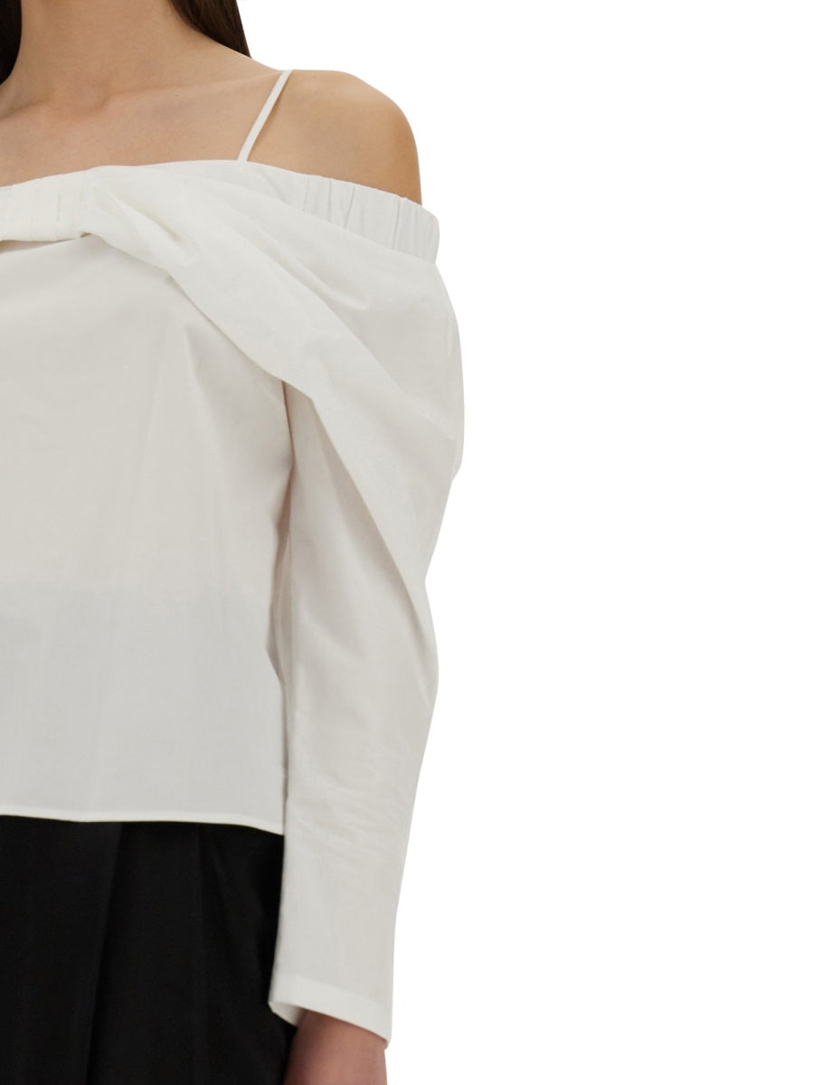 "OFF-SHOULDER" SHIRT