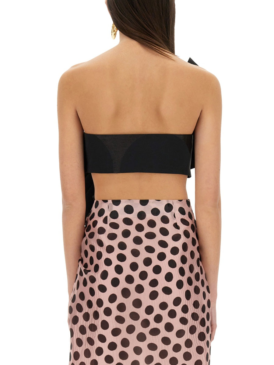 "TWISTED POLKA DOTS" TOP