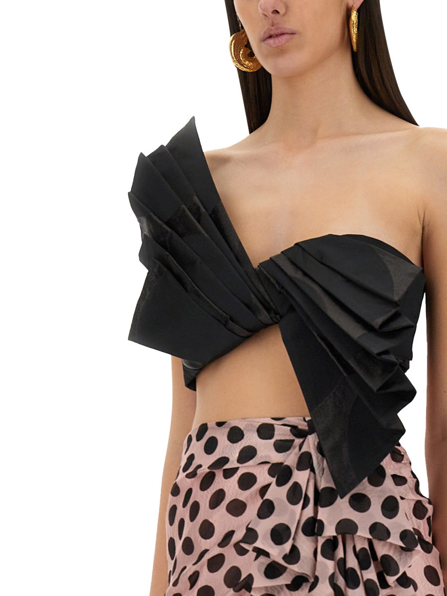 "TWISTED POLKA DOTS" TOP