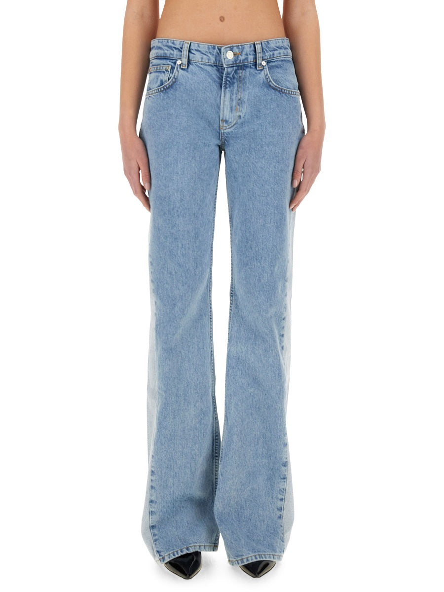 TWO-TONE DENIM JEANS
