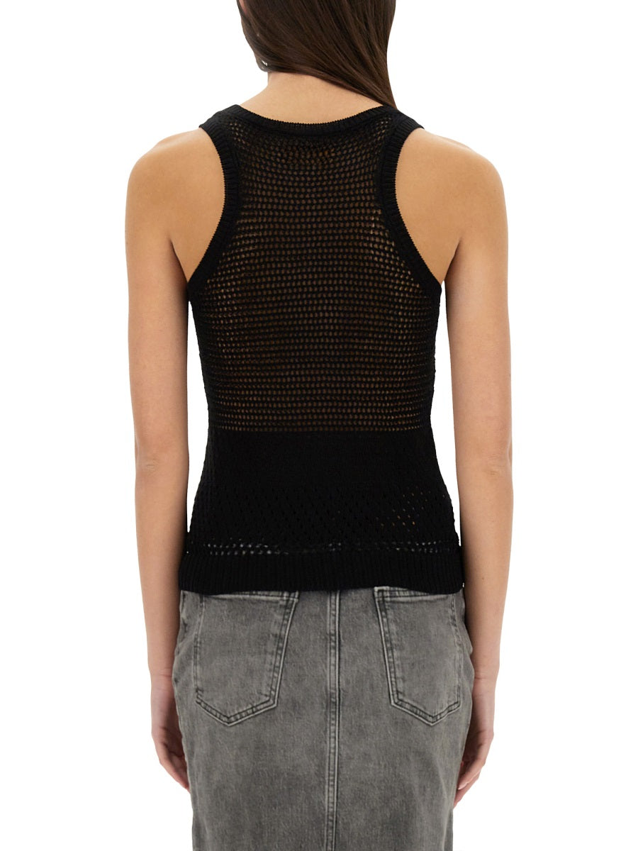 MESH TOP WITH LOGO