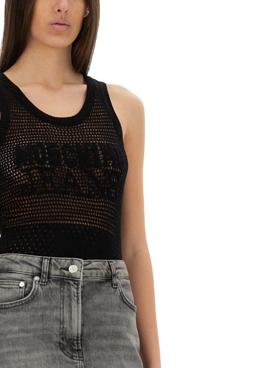 MESH TOP WITH LOGO