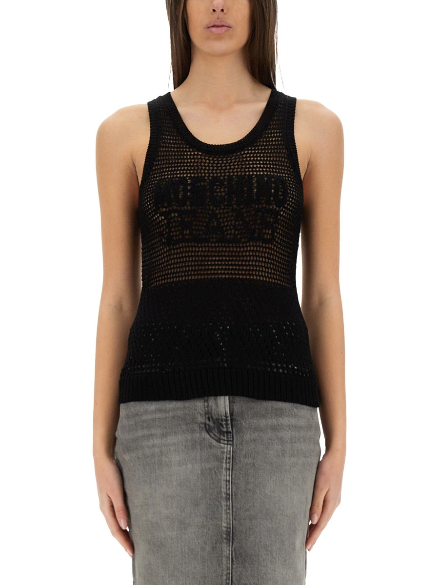 MESH TOP WITH LOGO
