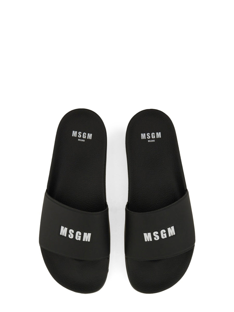 SLIDE SANDAL WITH LOGO