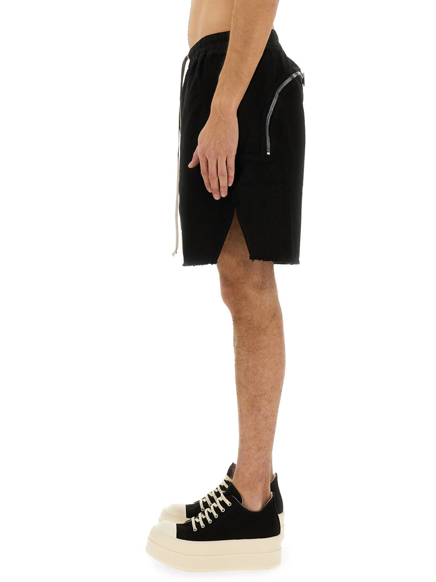 ZIPPERED BOXER SHORTS