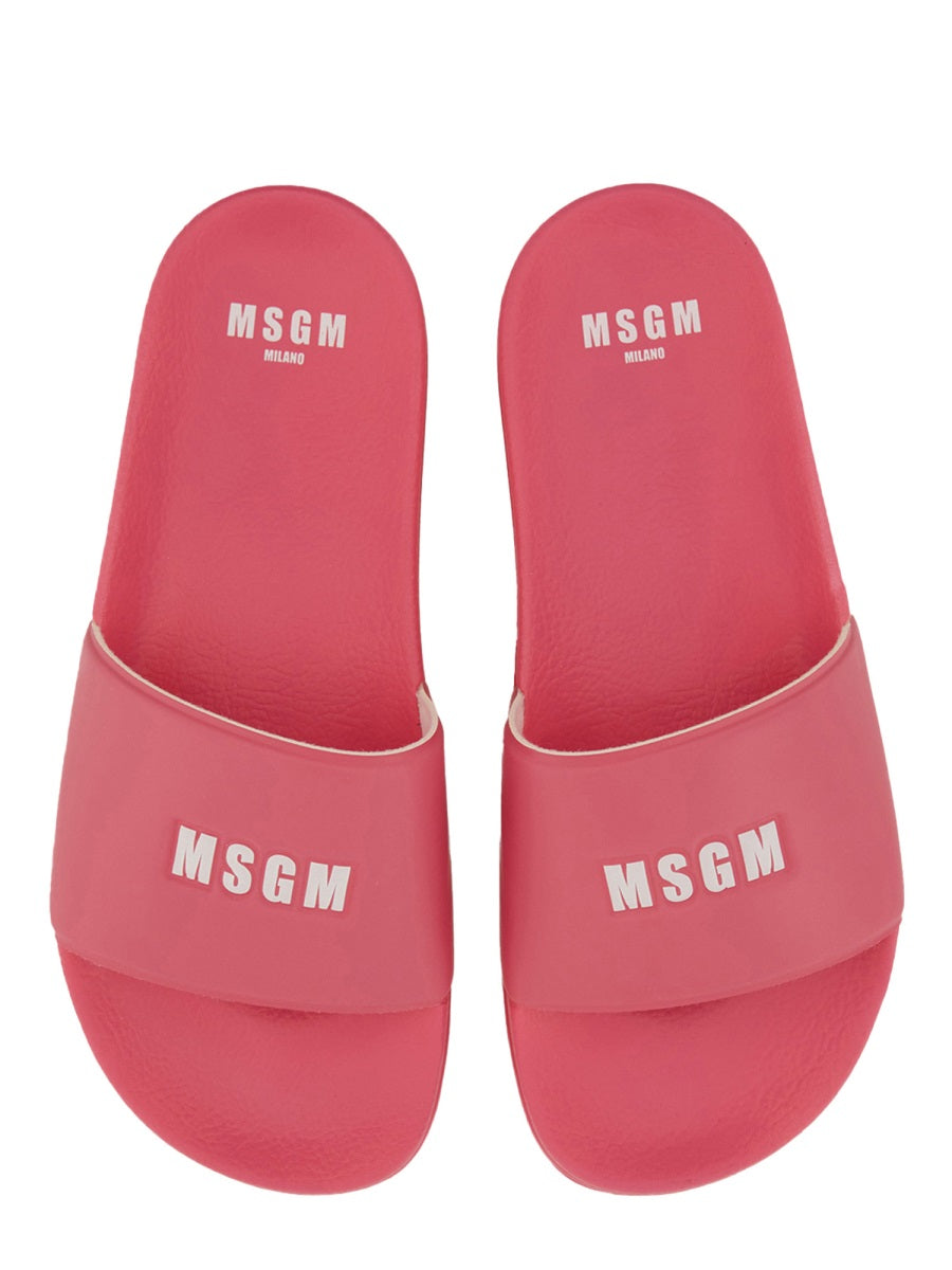 SLIDE SANDAL WITH LOGO