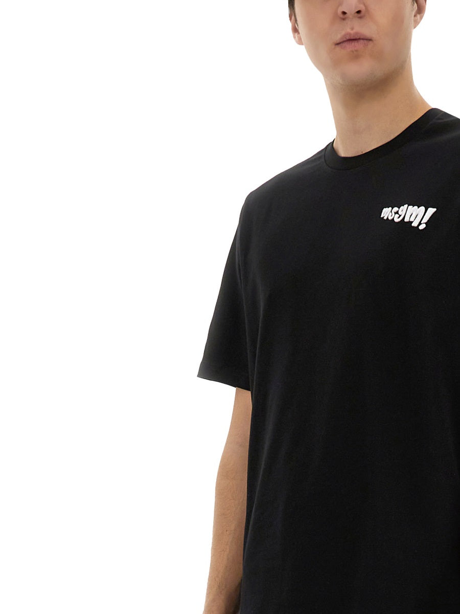 T-SHIRT WITH EMBROIDERED LOGO