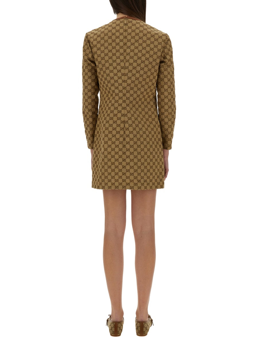 GG FABRIC DRESS WITH CLAMP