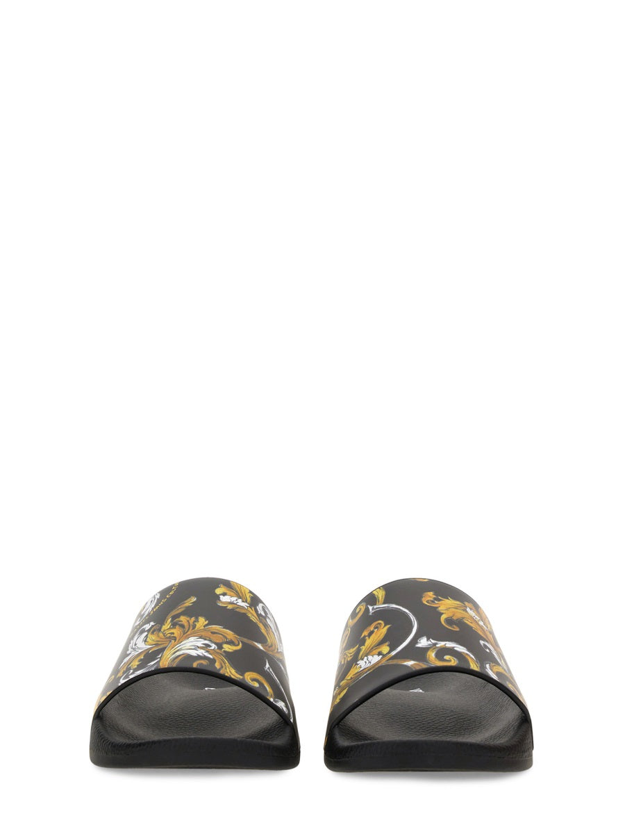 SLIDE SANDAL WITH LOGO