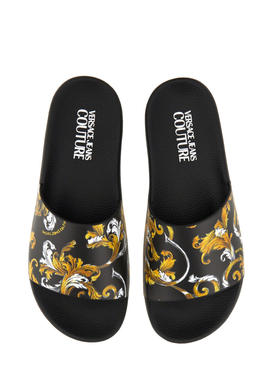 SLIDE SANDAL WITH LOGO