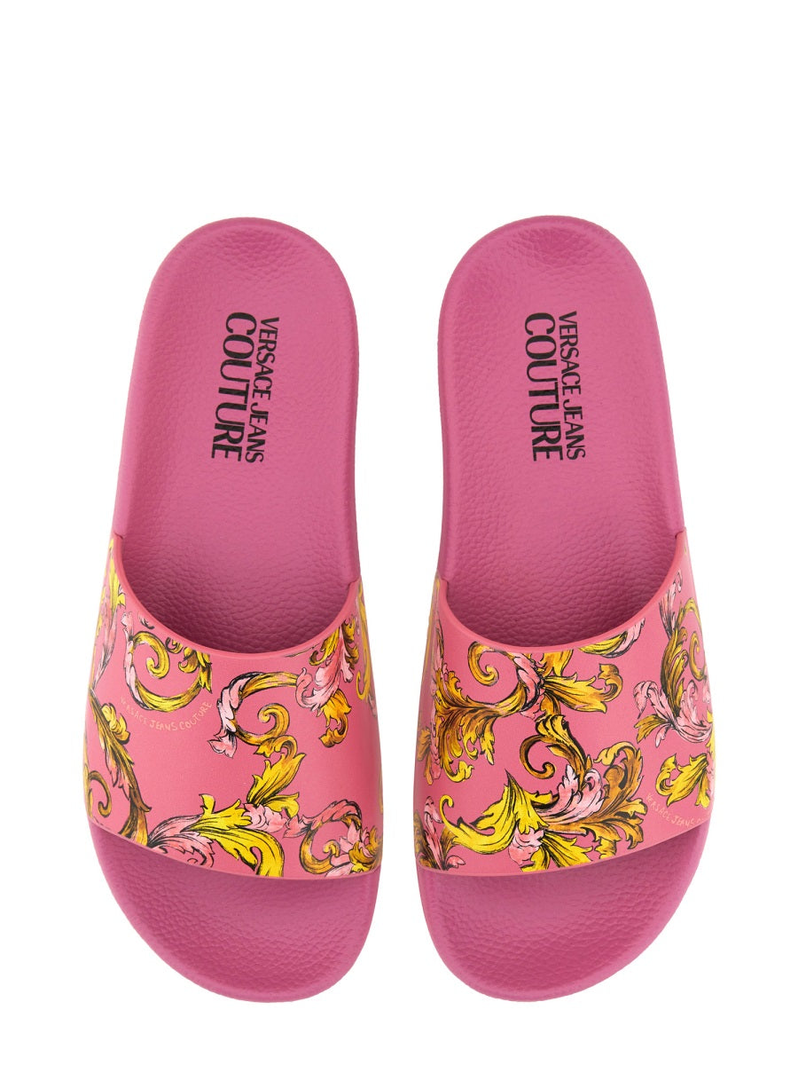 SLIDE SANDAL WITH LOGO