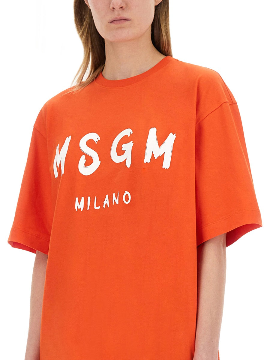 SHORT DRESS WITH LOGO